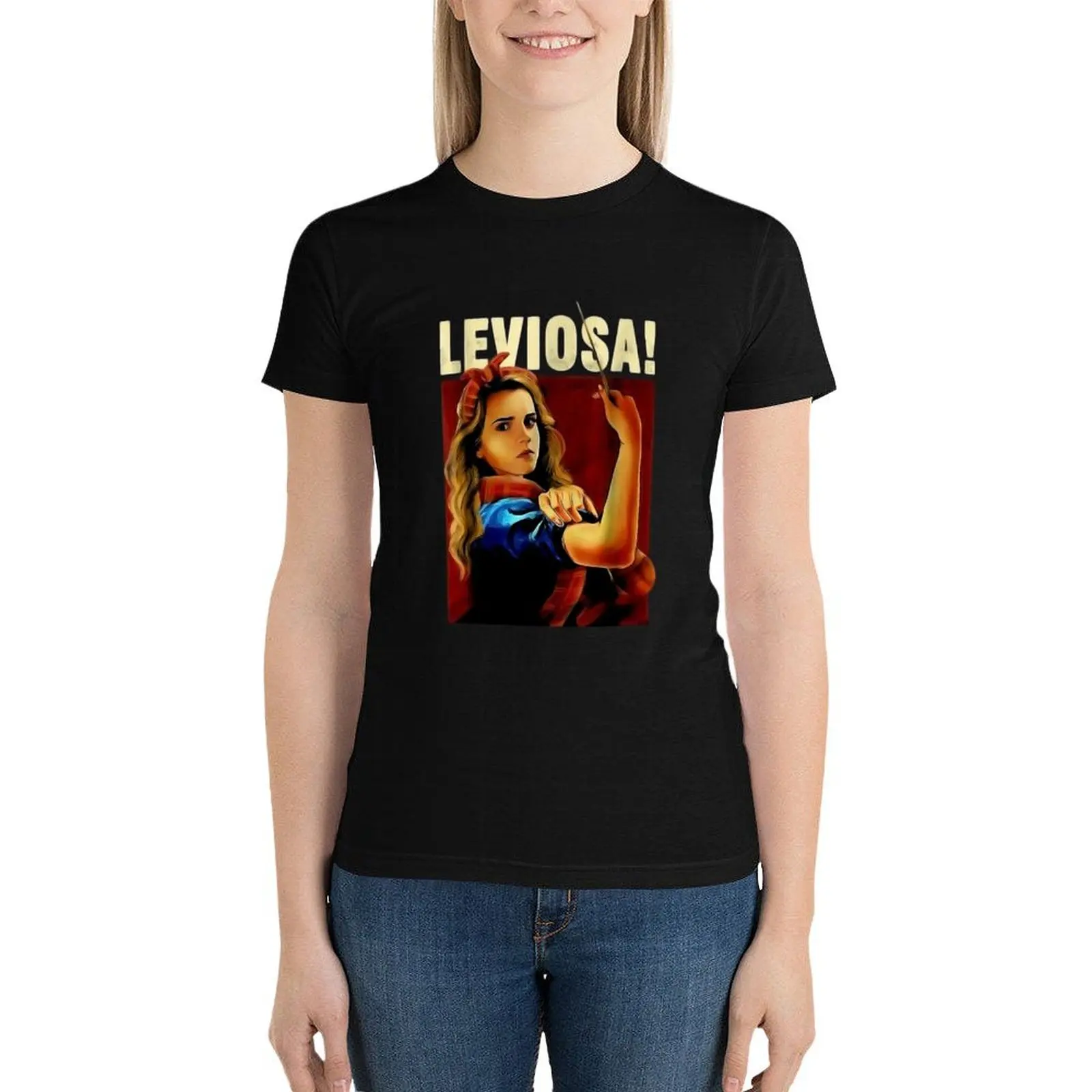 

Best Leviosa Clothing We can do it, Leviosa! T-Shirt tops summer clothes oversized summer top new edition t shirts for Women