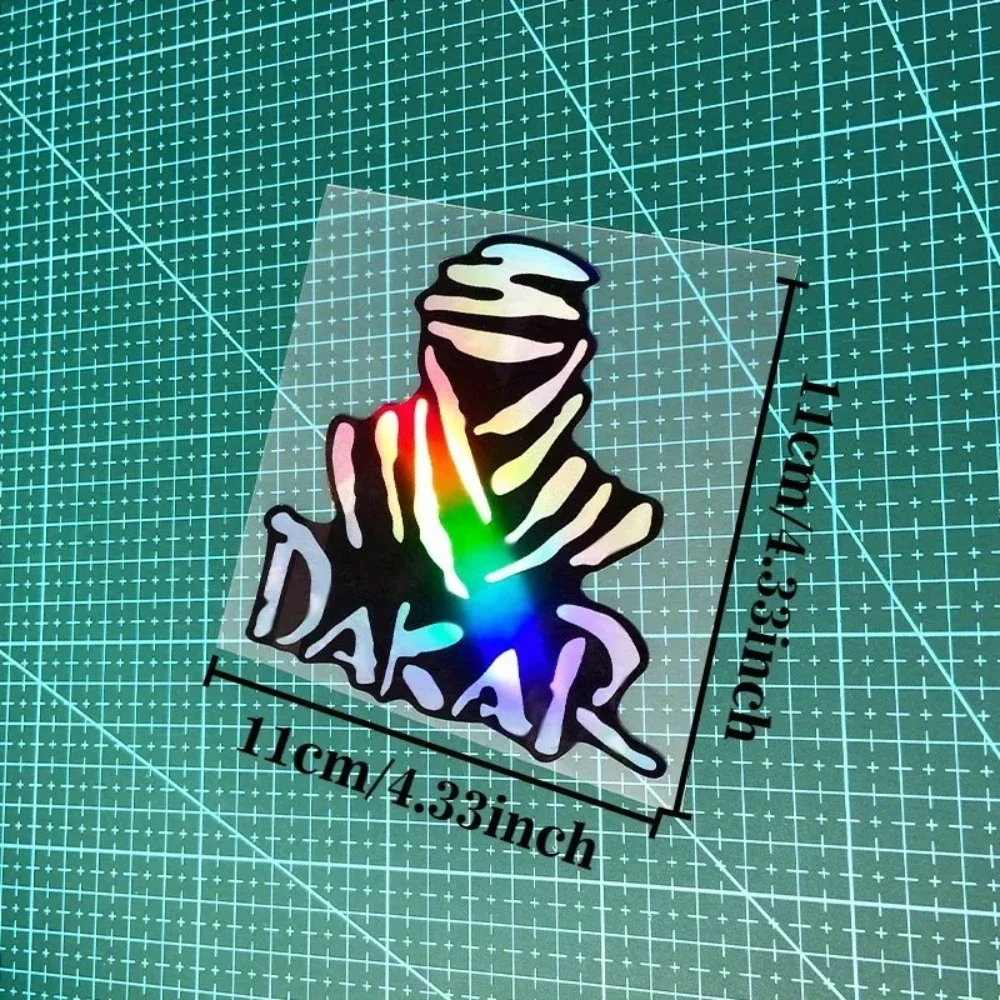 Waterproof, Decorative Vinyl Decals for Motorcycle Helmets, Tailboxes, Front Shrouds Dakar Motorcycle Stickers, Racing Style