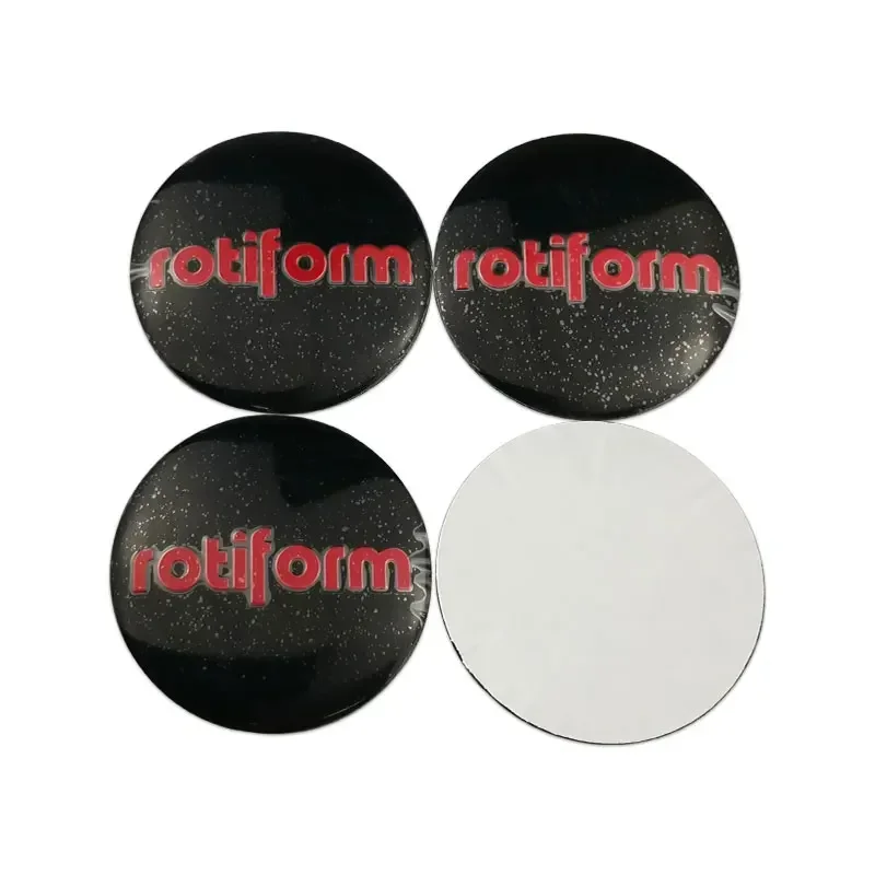 4 قطعة 56 مللي متر Rotiform شعار سيارة عجلة مركز شعار ملصق غطاء محور شارة لكيا مرسيدس بنز تويوتا لكزس بيجو تسلا أودي #6