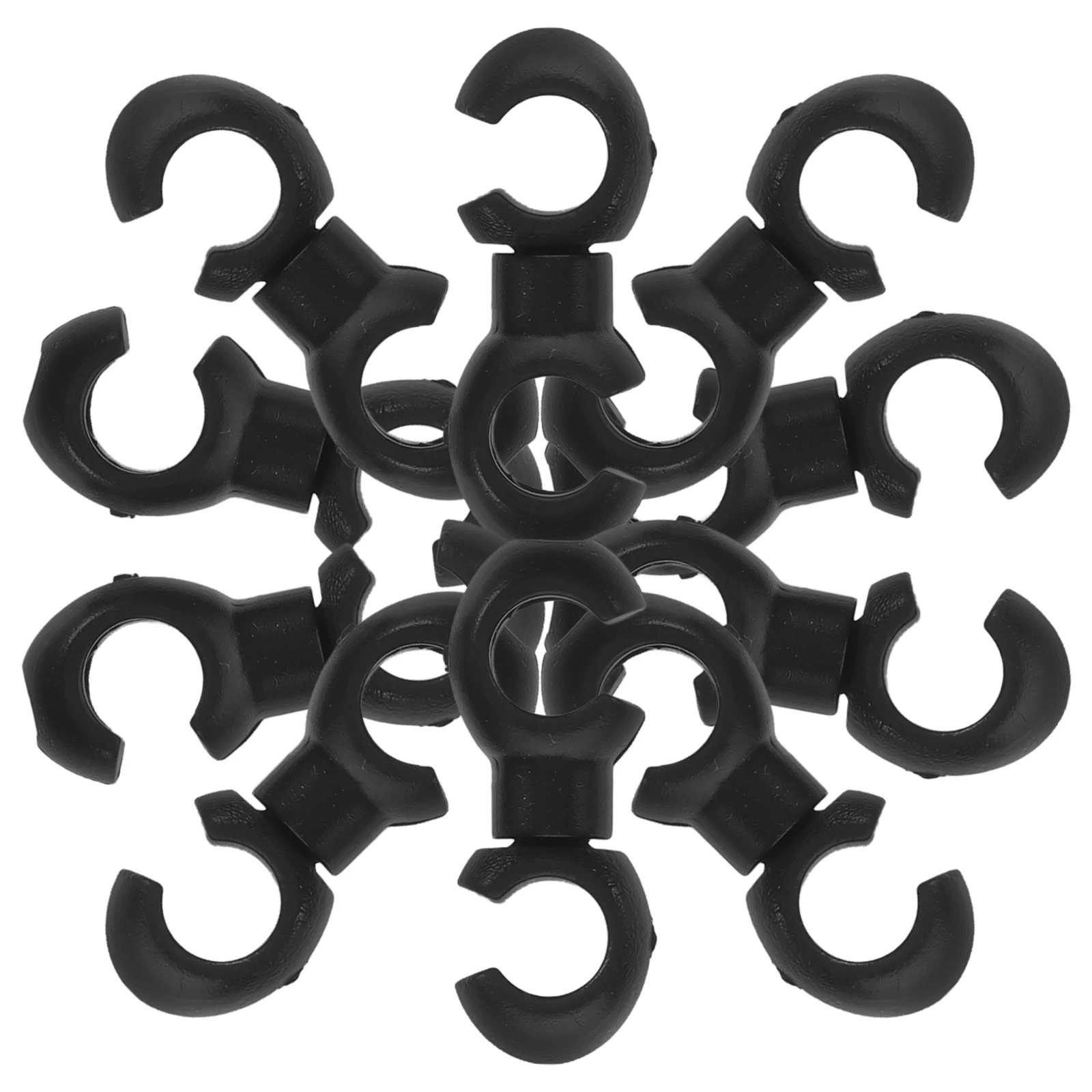 

10pcs Bike Line Clamp Center Rotating Dual Hook Cable Hydraulic Tubing Holder Road Folding City Cycling