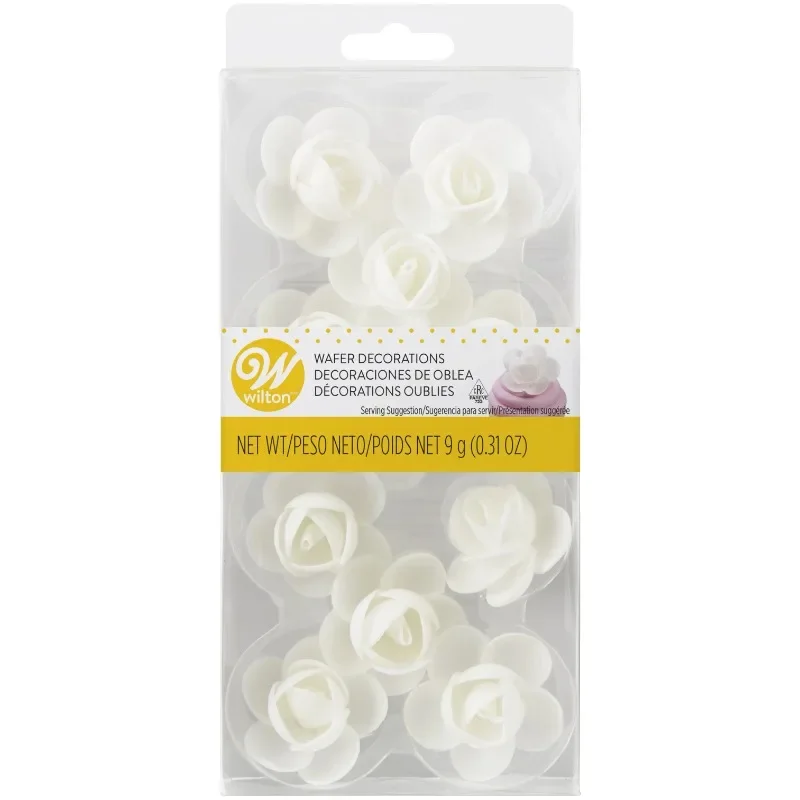 

Innovati Rose Edible Wafer Decorations, 10-Count.Fast shipping