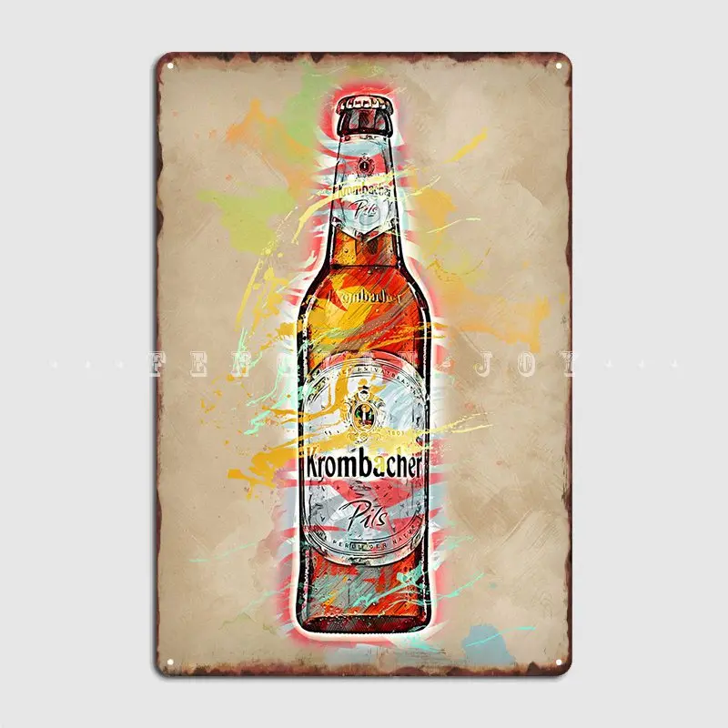 Krombacher Metal Plaque Poster Club Party Cinema Create Painting Décor Tin Sign Posters