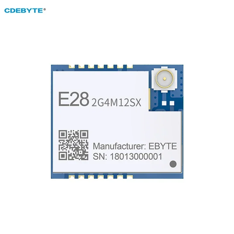 

SX1281 Модуль LoRa 2,4 ГГц LoRa с расширенным спектром FLRC IPEX Антенна CDEBYTE E28-2G4M12SX Модуль SMD 3KM SPI с низким энергопотреблением