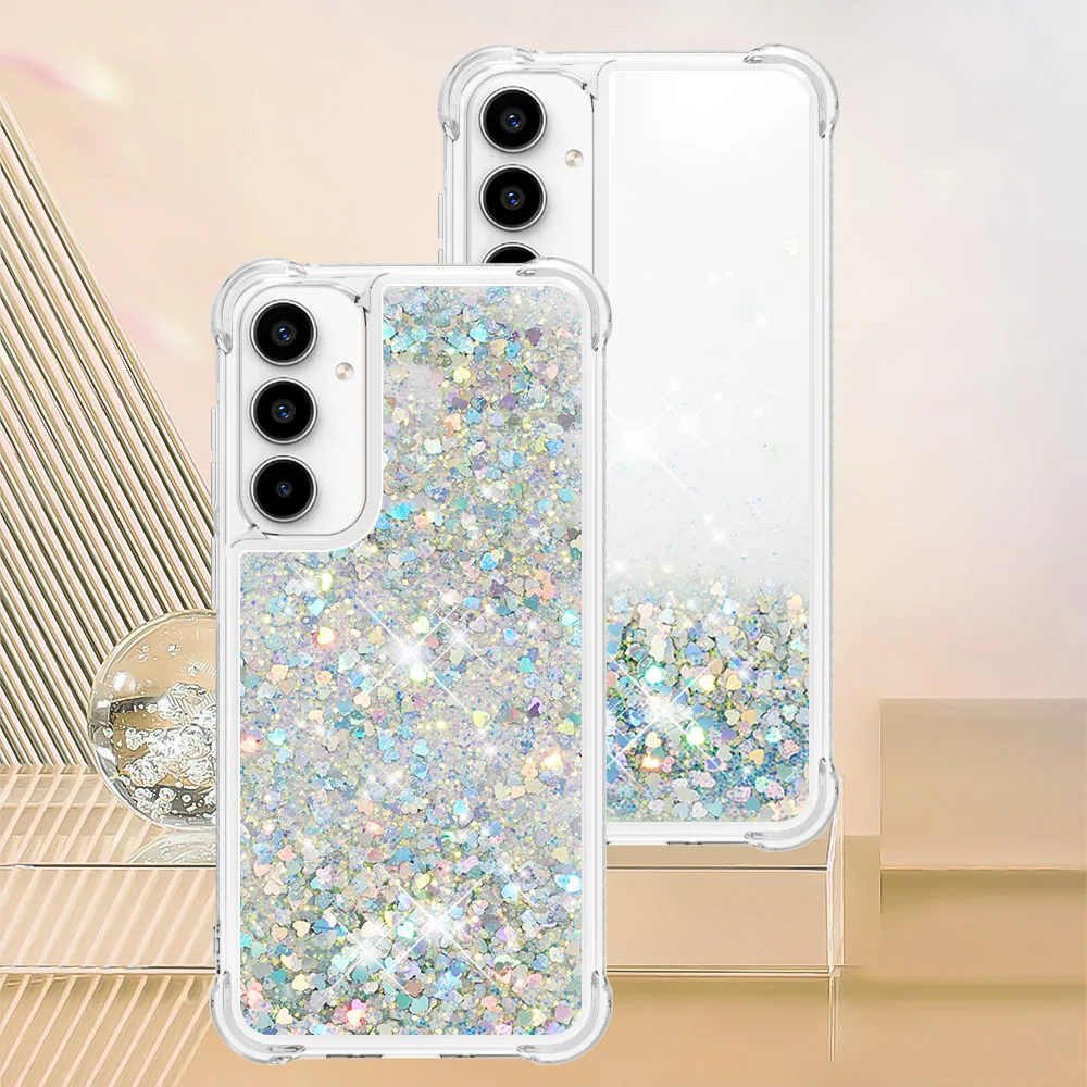 Stoßfeste Glitzer-Flüssig-Quicksand-Hülle für Samsung Galaxy A17 A37 A57 A07 A16 A26 A36 A56 A06 A05 A15 A35 A55 A05 A05S 4G 5G – Detail 8
