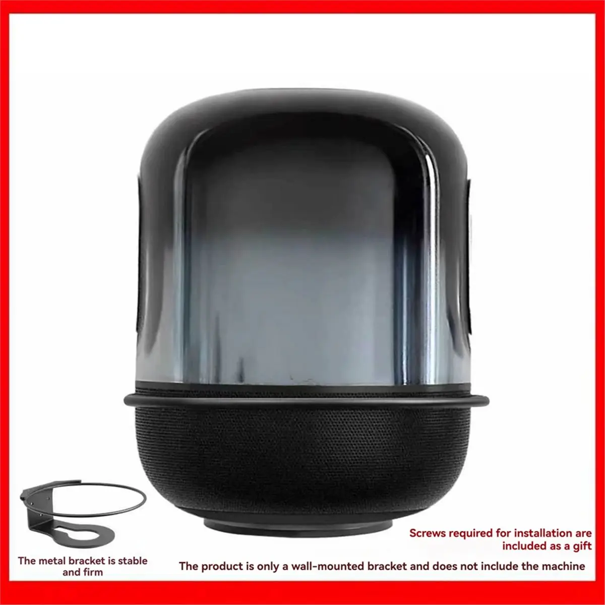 update. Wall Mount Stand for Huawei Sound X5 Bluetooth Speaker- Mini Desktop Computer Speaker Bracket Metal Mounting Base