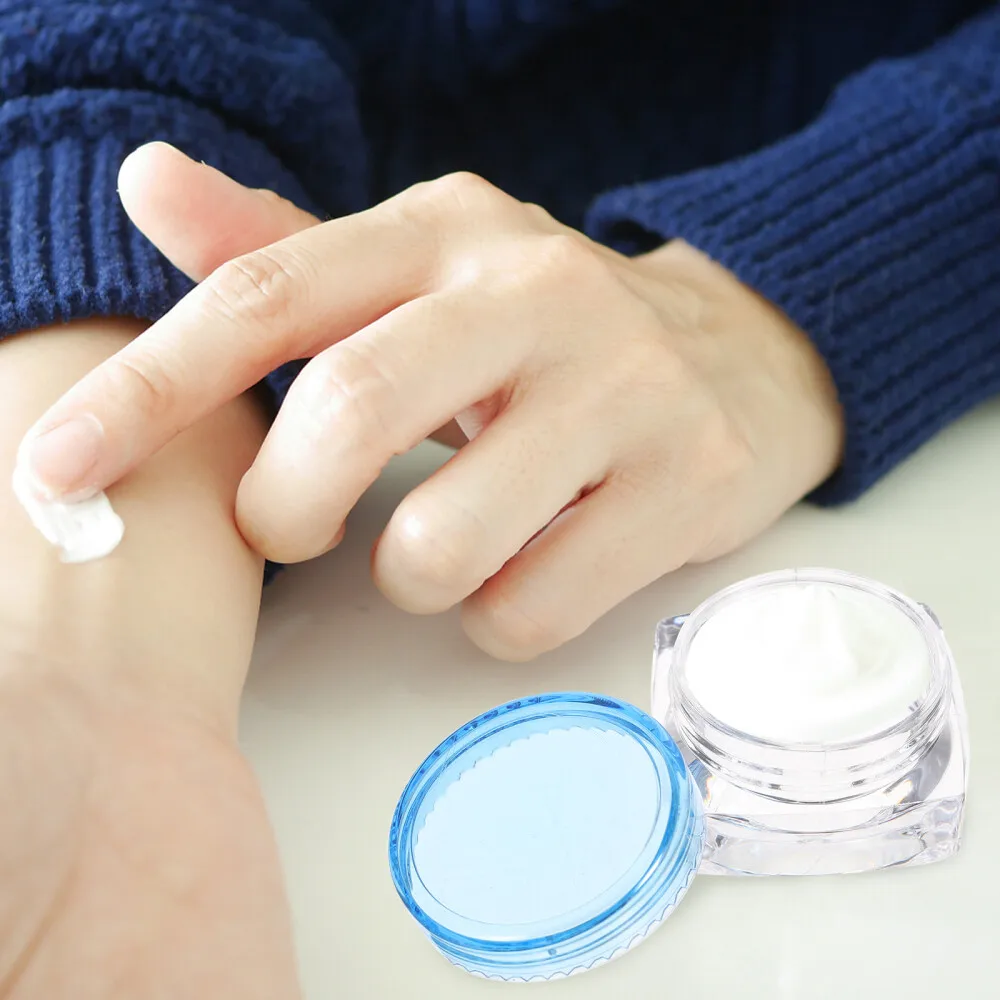 50 Stück 2g 3g Leere Plastik-Make-up-Behälter Leere Quadratische Dosen Auslaufsichere Creme-Kosmetikflaschen Probenbehälter mit Deckeln – Detail 5