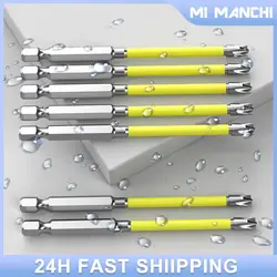 Magnetic Screwdriver Bit Tighter Screw Connection Cross Cut Bit Electric Screwdriver Drill Hand Tools Electric Hexagonal Handle