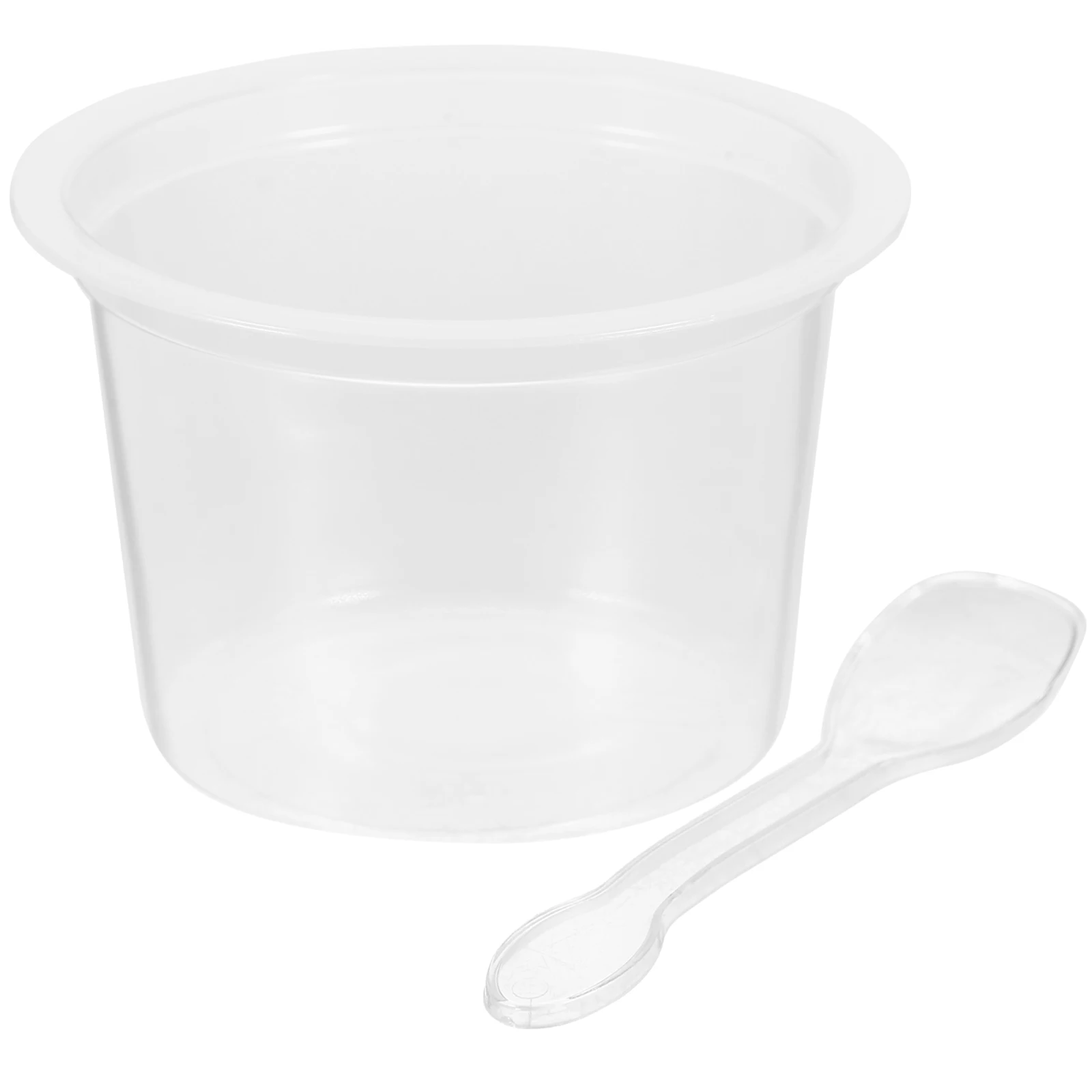 

Pudding Bowl Set Clear Dessert Cups Transparent Tiramisu Mousse Party Supplies Plastic Containers Baby Food Storage Travel Lunch