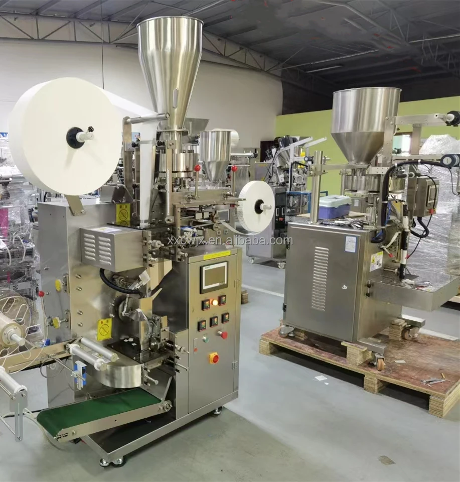 Small Sachets Automatic Rice Spices Powder Coffee Automatic Inner and Outer Bag Vertical Tea Bag Packing Machine