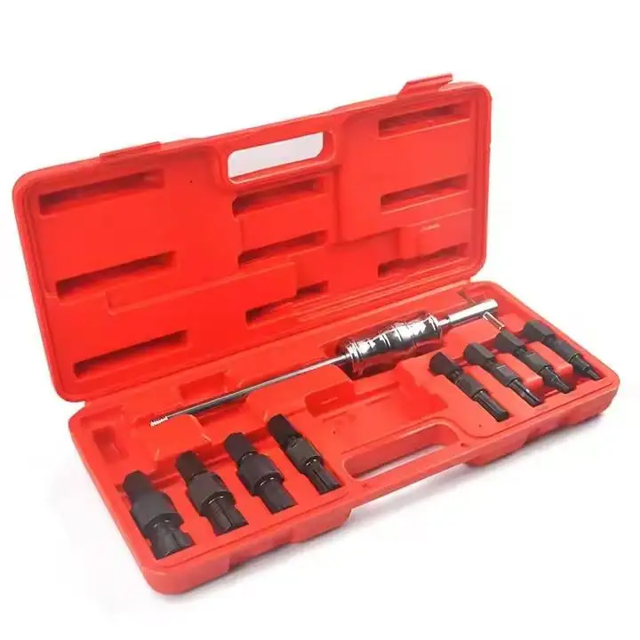 TBTOOLS 9 PCS Car Auto Blind Hole Bearing Puller Set Hammer Internal External Removal Automotive Werkzeuge Repair Kit TB001