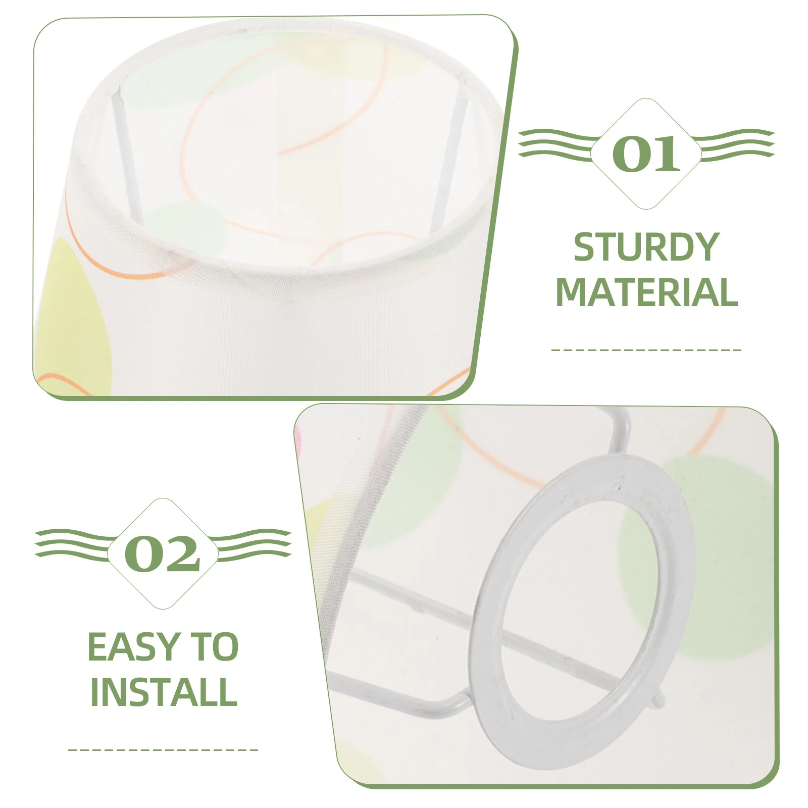 

Fabric Lamp Shade Replacement Simple Classic Style for Table Floor Wall Lamp Indoor Decorative Lampshades for Home Hotel Bedroom