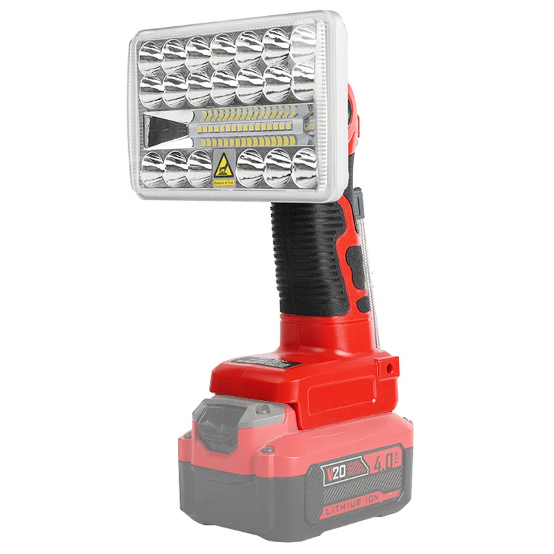 

3/5 inch Cordless 18V LED Work Light for Craftsman 14.4-20V Lithium Battery Portable Lantern Outdoor Flashlight with USB Output