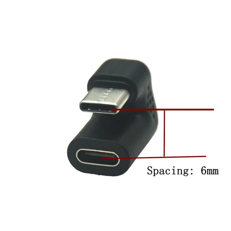 180 Degree Right Angle U-shaped USB 3.1 Type C Male To Micro USB Female USB-C Converter Adapter for Smart Phone Xiaomi Huawei