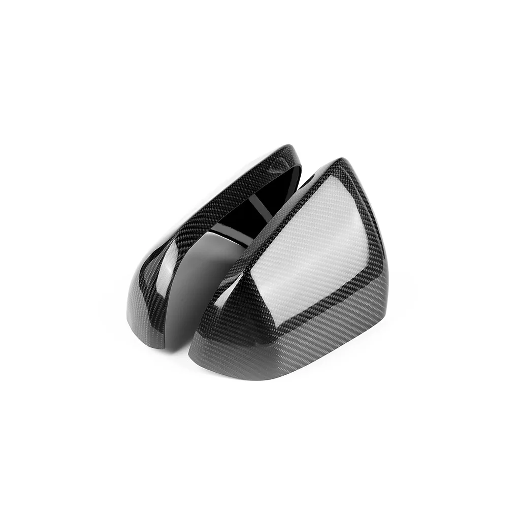 

Dry Carbon Fiber Fibre Side View Mirror Covers Caps for Ford Mustang 2015-2023