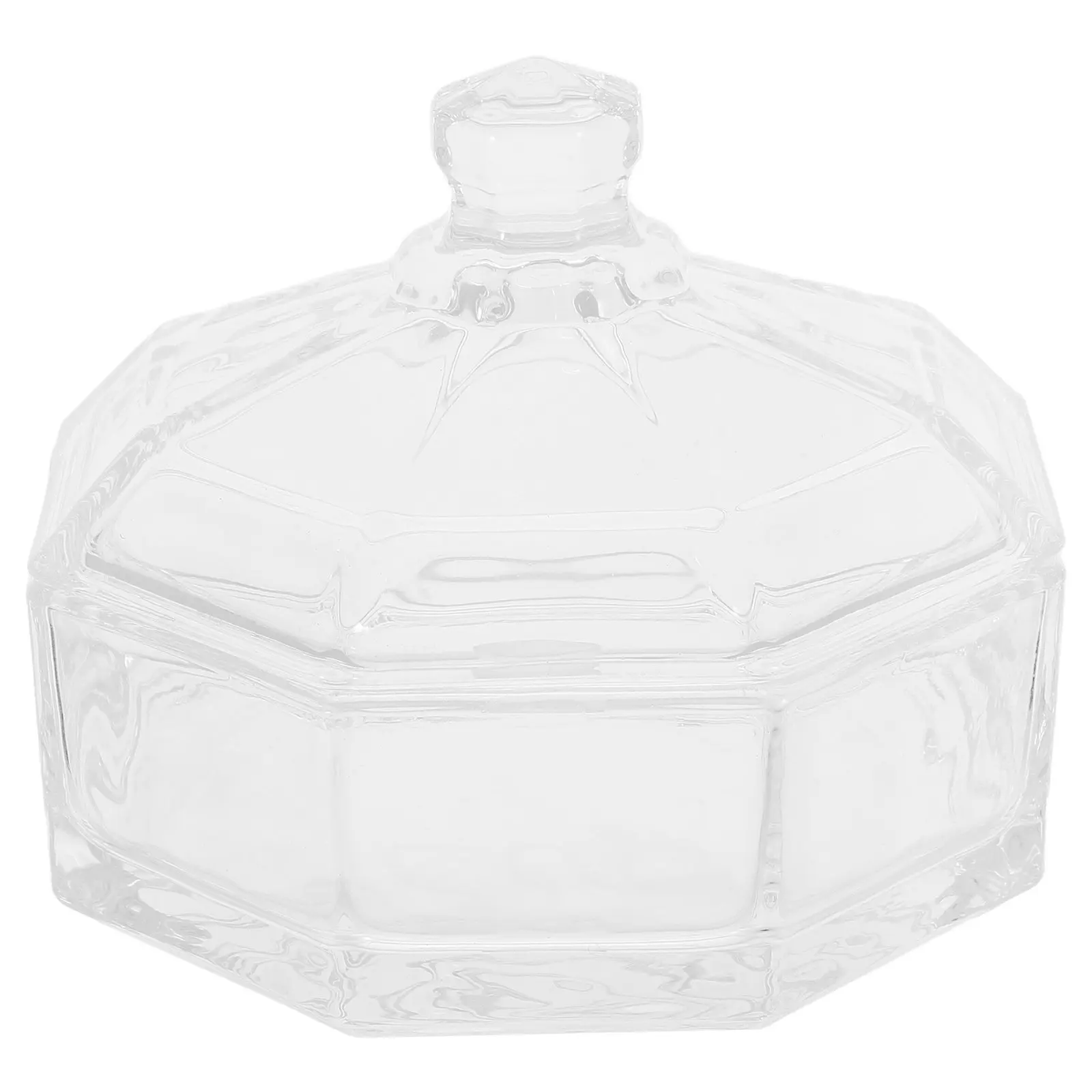 

Стеклянная банка для конфет с крышкой в ретро-стиле, контейнер для конфет, орехов, фруктов, сохраняющий свежесть, декоративный элемент для демонстрации