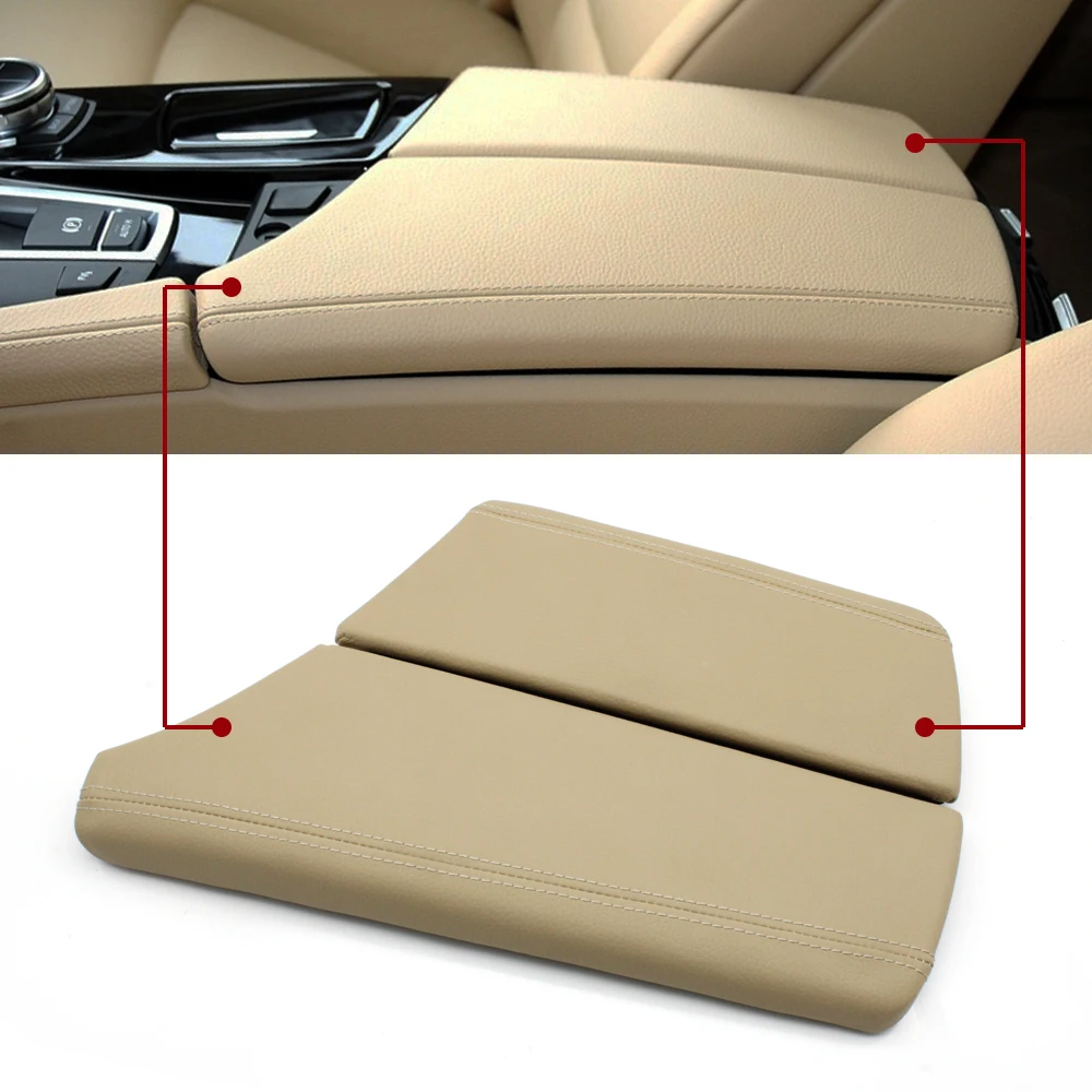 LHD Central Console Lid Armrest Cover Panel Leather Trim Strip Replacement For BMW 5 Series F10 F11 F18 520i 523i 525i 528i 535i