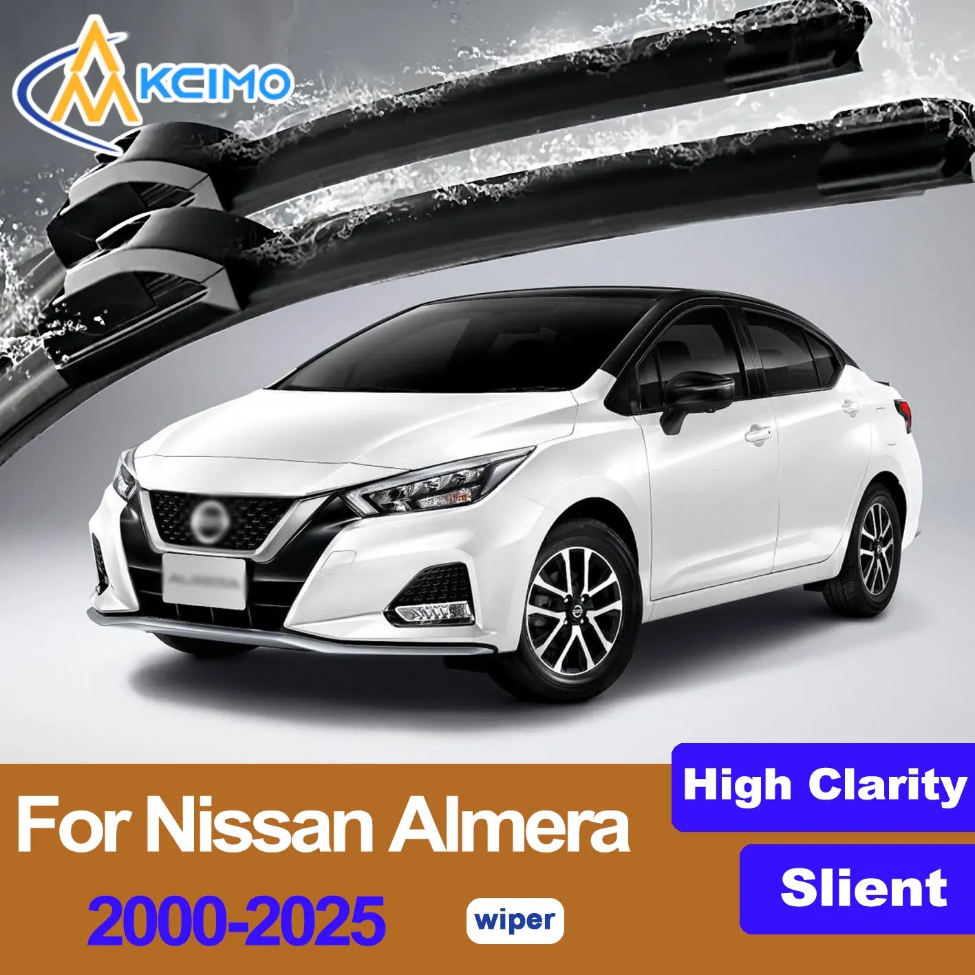 

For Nissan Almera 2000-2025 Windshield Wiper Clean Windshield Hose Window Deflector Car Accessories 2024