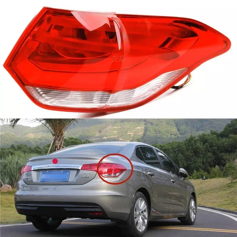 

Car Accessories For Citroen C4L 2013-2015 Rear Outside Tail Light Assembly Stop Lights Parking Lamp Replace original tail light