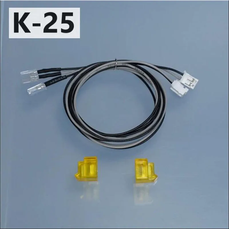 RC 1/14 1 Paar Fußpedal-Blinker für Tamiya Hydraulikbagger Lader Muldenkipper für VOLVO MAN Kipper DIY-Teile – Detail 3