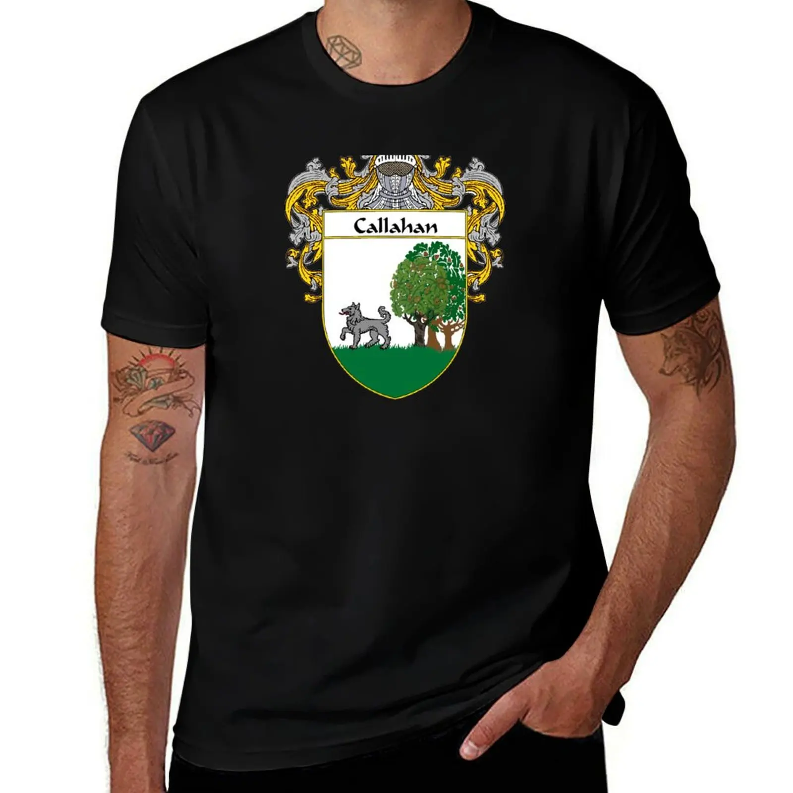 Callahan Coat of Arms/Family Crest T-Shirt graphic t shirts tshirts personalised oversized t shirts for men