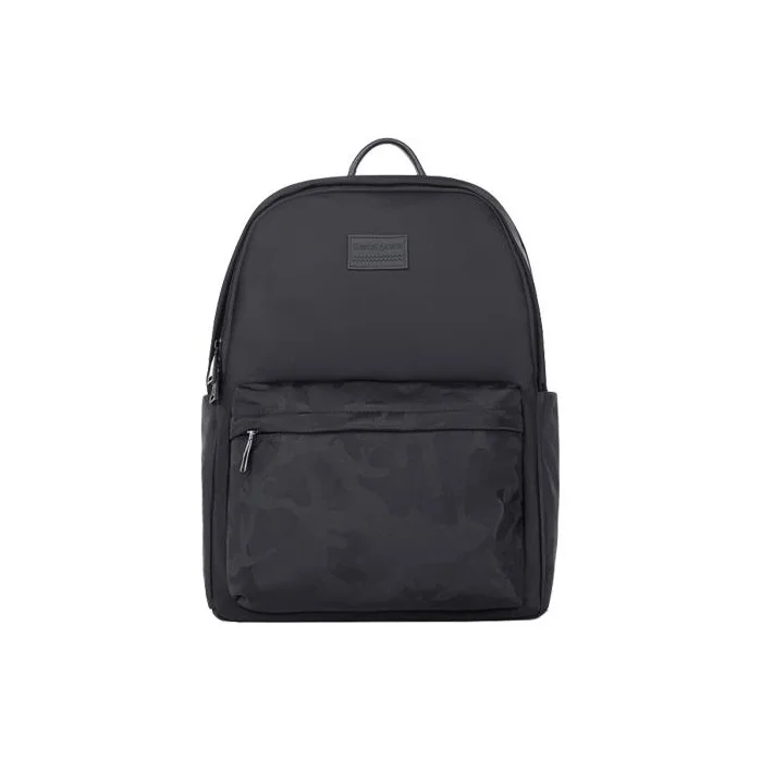 SAMSONITE Fabric With Cow Leather Backpack Men's Black NV2-09001