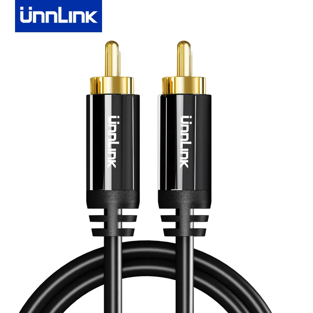 Kabel koncentryczny Unnlink HiFi 5.1 SPDIF 1m 1.5m 2m 3m 5m 8m 10m kabel wideo do telewizora głośnik wzmacniacz Soundbar