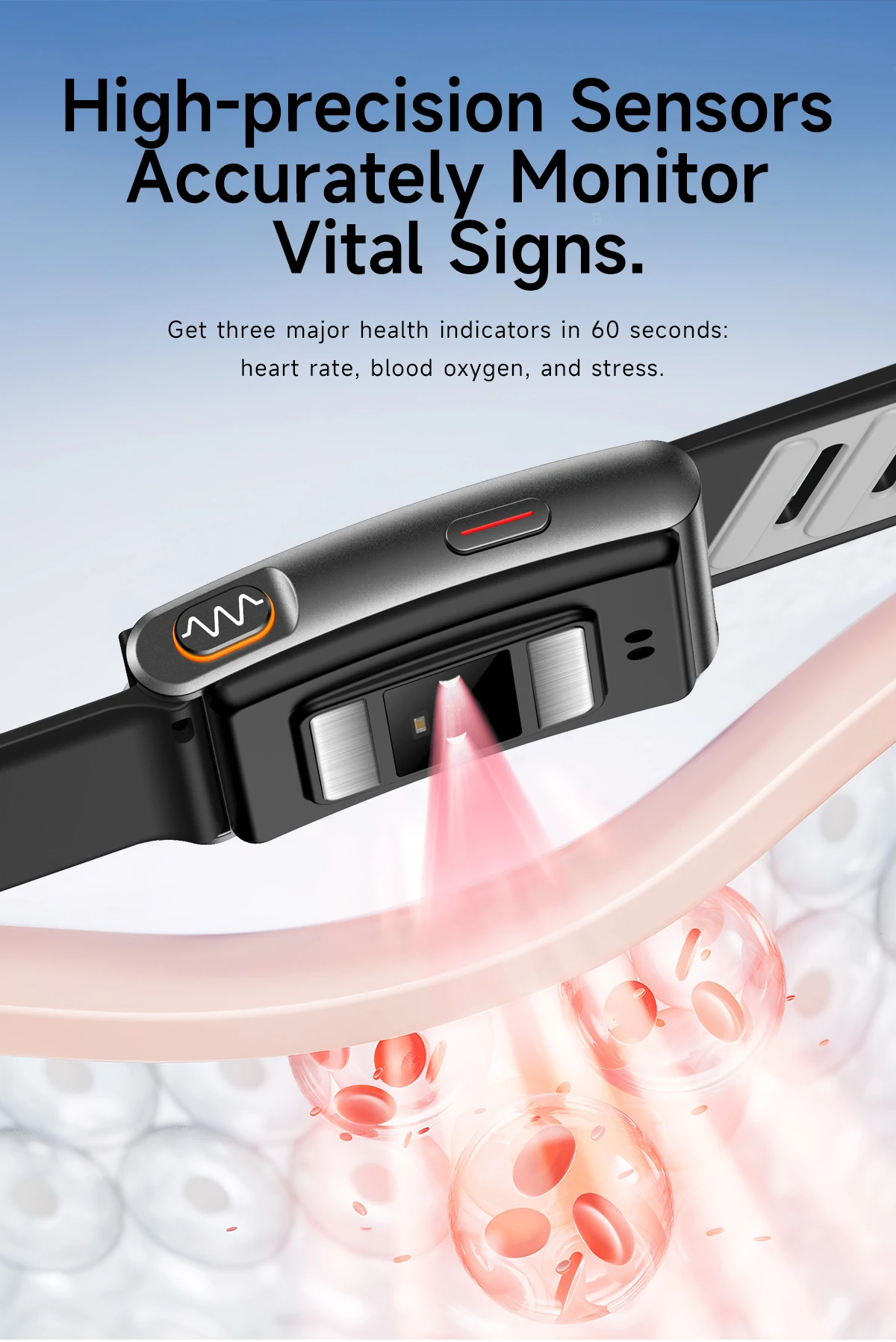 VWAR MG ECG+PPG Nursing Grade Smart Bracelet HRV Body Fat BMI Smart Band Body Temperature Men Women Health Sports Fitness Watch