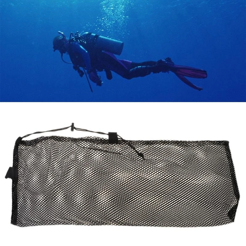 Q39E Swimming Dive Storage Mesh Bag Snorkel Gear Goggles Handbag