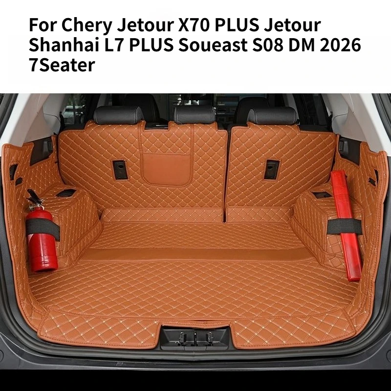 For Chery Jetour X70 PLUS Jetour Shanhai L7 PLUS Soueast S08 DM 2026 7Seater Full Coverage Trunk Mat, Custom Cargo Liner