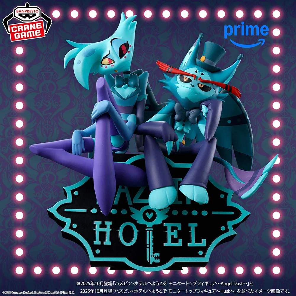 100% originale in magazzino Bandai Spirits Monitor Top Figure Hazbin Hotel Alastor Husk Angel Dust Vaggie Charlie Morningstar