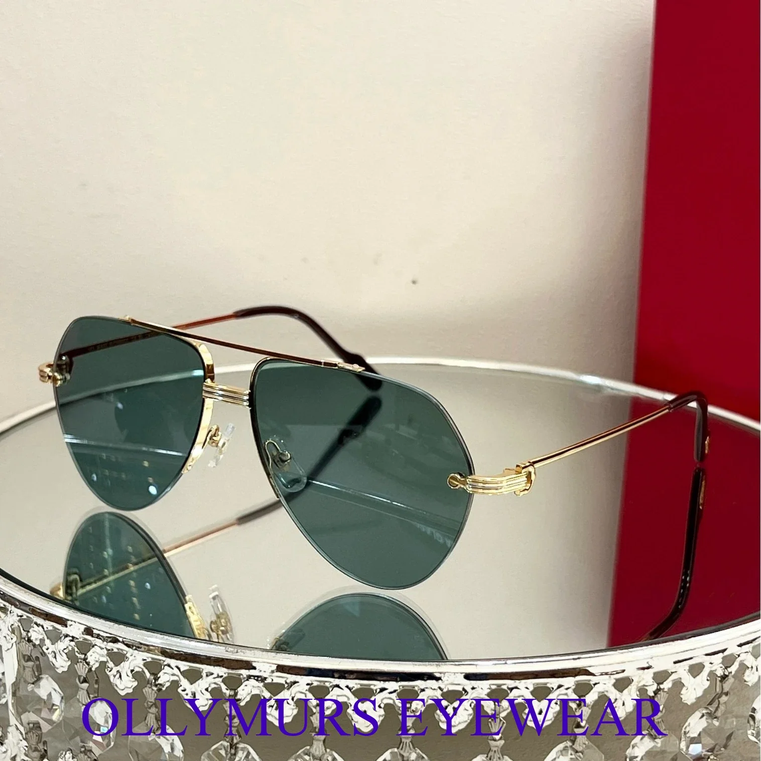 

Оригинальные дизайнерские солнцезащитные очки CT New Frameless Brushed, мужские удобные модные солнцезащитные очки с защитой от ультрафиолета