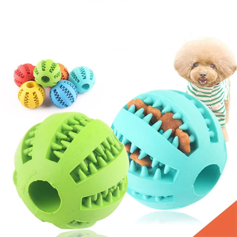 Juguete para mascotas, pelota de comida con fugas, juego para perros, ejercicio, sandía, goma natural, limpiador de alimentos con fugas, juguete elástico para rechinar los dientes