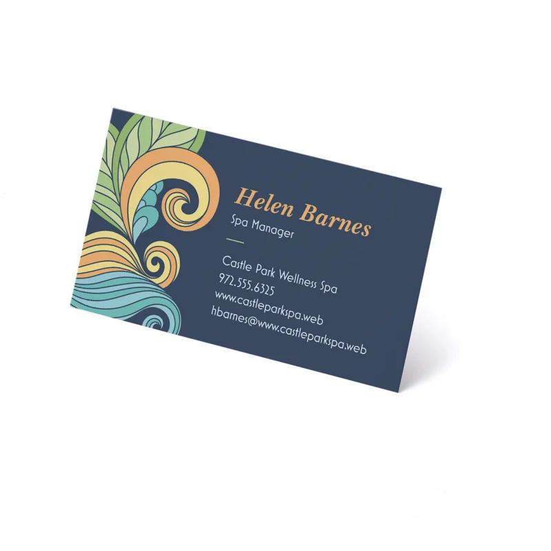 

Customized Cheap Price Standard Size Paper With Double Sided Matte Lamination Business Card Printing