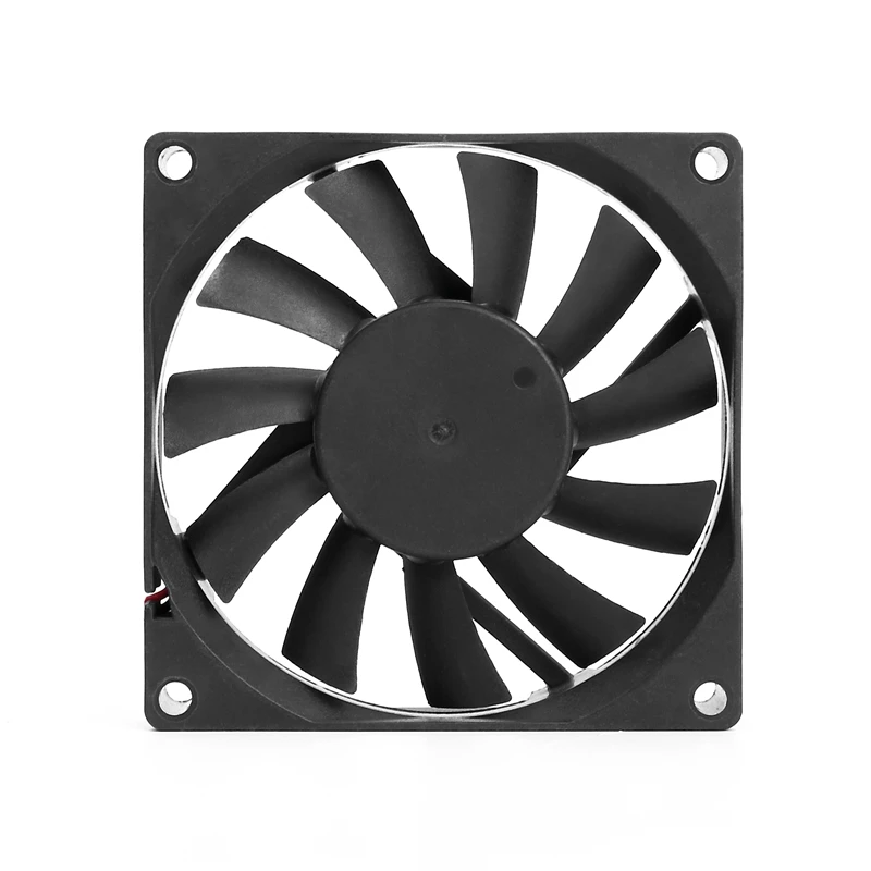 Ventilador para computador, 2 peças, silencioso, silencioso, ventilador 80mm, 8cm, 24v, 8015 a, caixa de energia, ventiladores de resfriamento axial