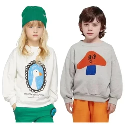 2025 Warm Thicken Kids Sweatshirts Fleece Hoodies Winter Baby Sweaters Boys Clothing Cartoon Casual Girls Tops