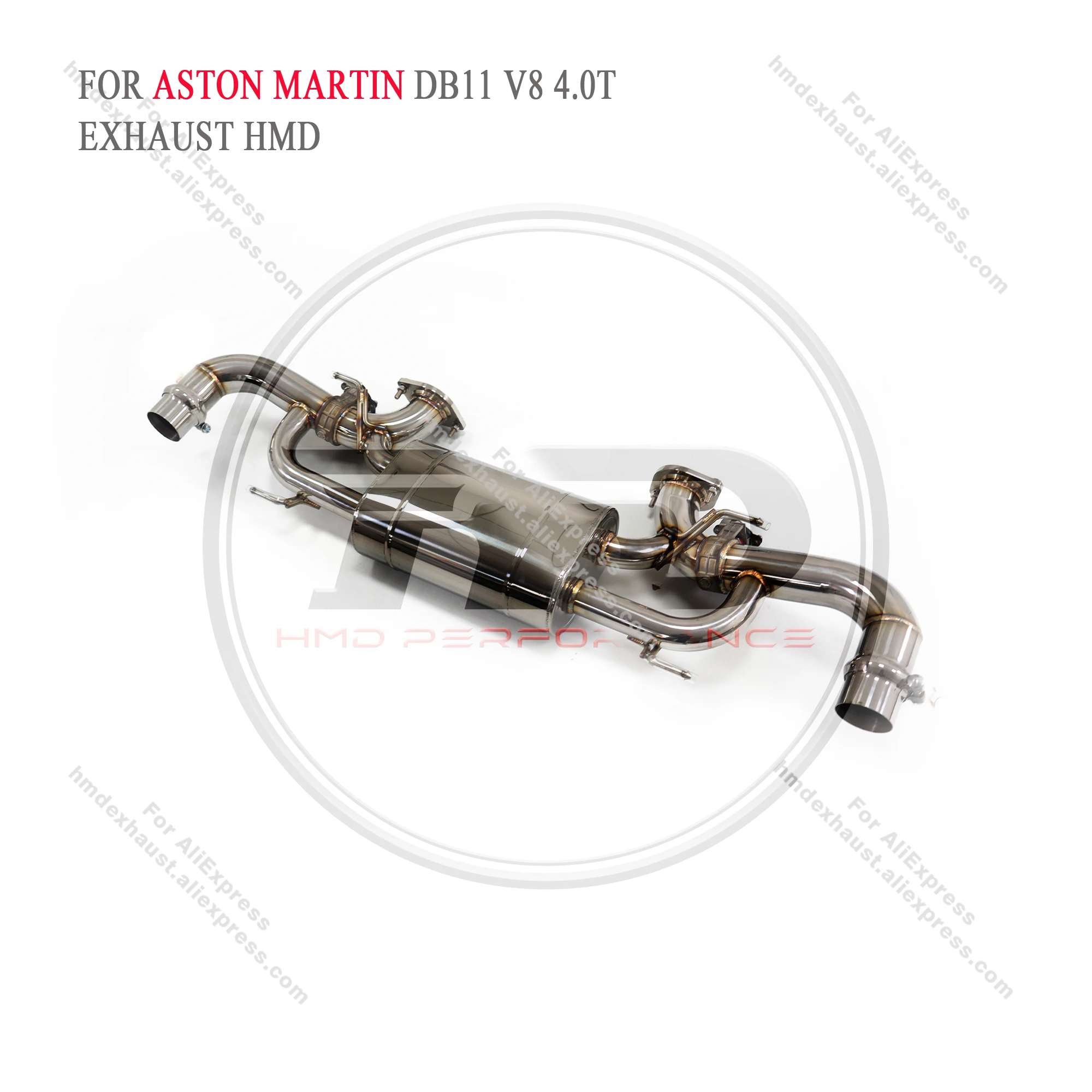 HMD Stainless Steel Exhaust System Performance Catback for Aston Martin DB11 V8 4.0T Valve Muffler