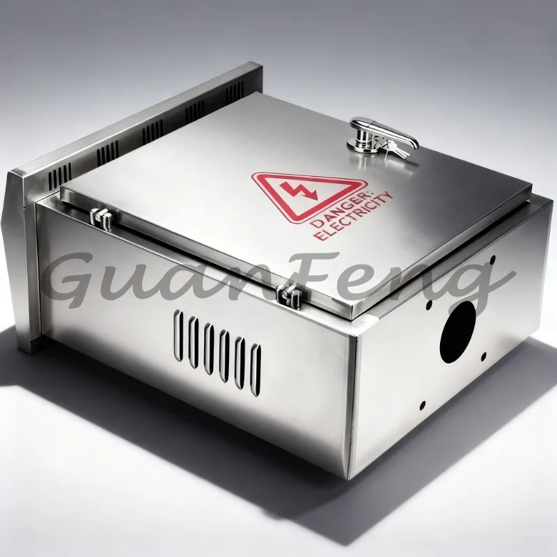 304 stainless steel column distribution box outdoor waterproof and rainproof floor-to-ceiling distribution cabinet socket