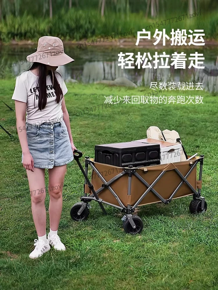 Cart Trolley Cart Gather Folding Trolley Trailer Stall Truck