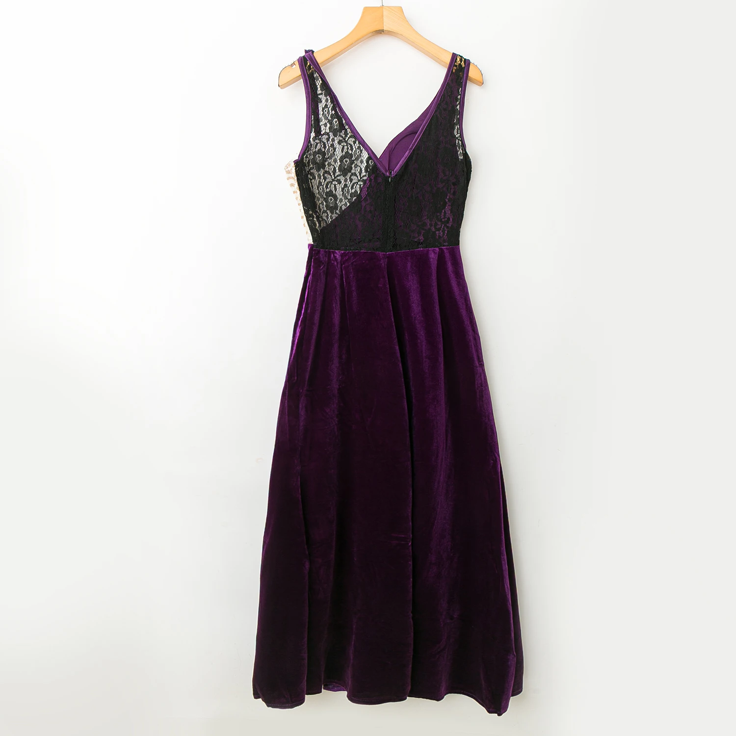 فستان سهرة أنيق لحفلات أعياد الميلاد بخصر مرتفع وترتر وياقة على شكل V بدون أكمام للحفلات والعشاء على الطراز الكوري بطول متوسط...