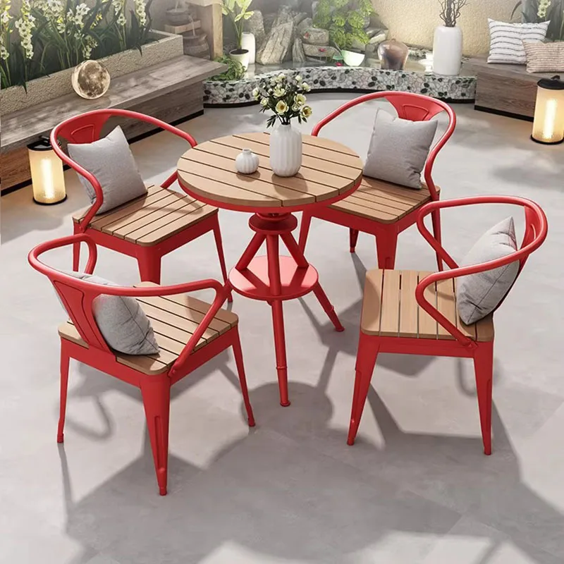 Garden Picnic Outdoor Tables Balcony Nordic Modern Lounge Camping Outdoor Outdoor Tables Salon Service Muebles Garden Furniture
