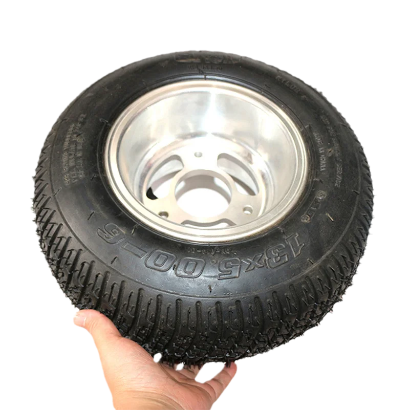 13x5.00-6 inch tubeless tires with wheels, suitable for karting, beach buggy, off-road wheel accessories