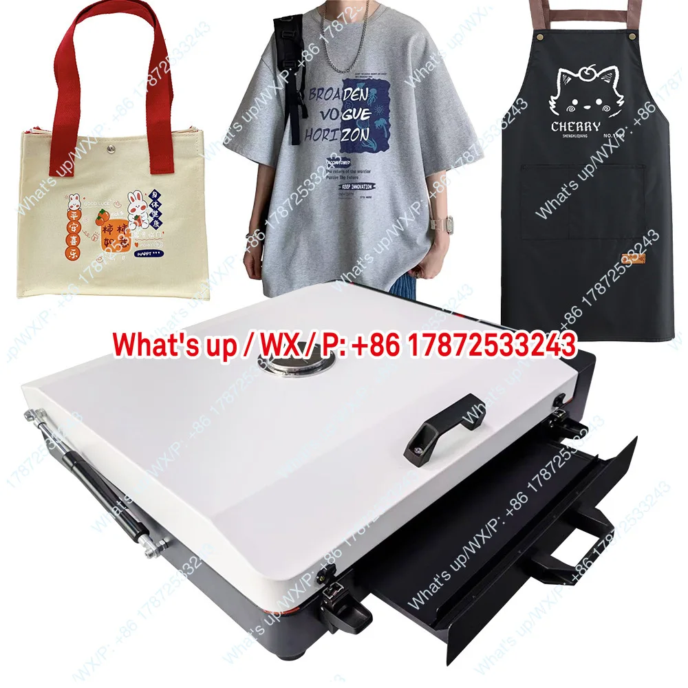 A3+white ink hot stamping special oven heating small DIY clothing T-shirt hoodie digital printing dtf small oven machine