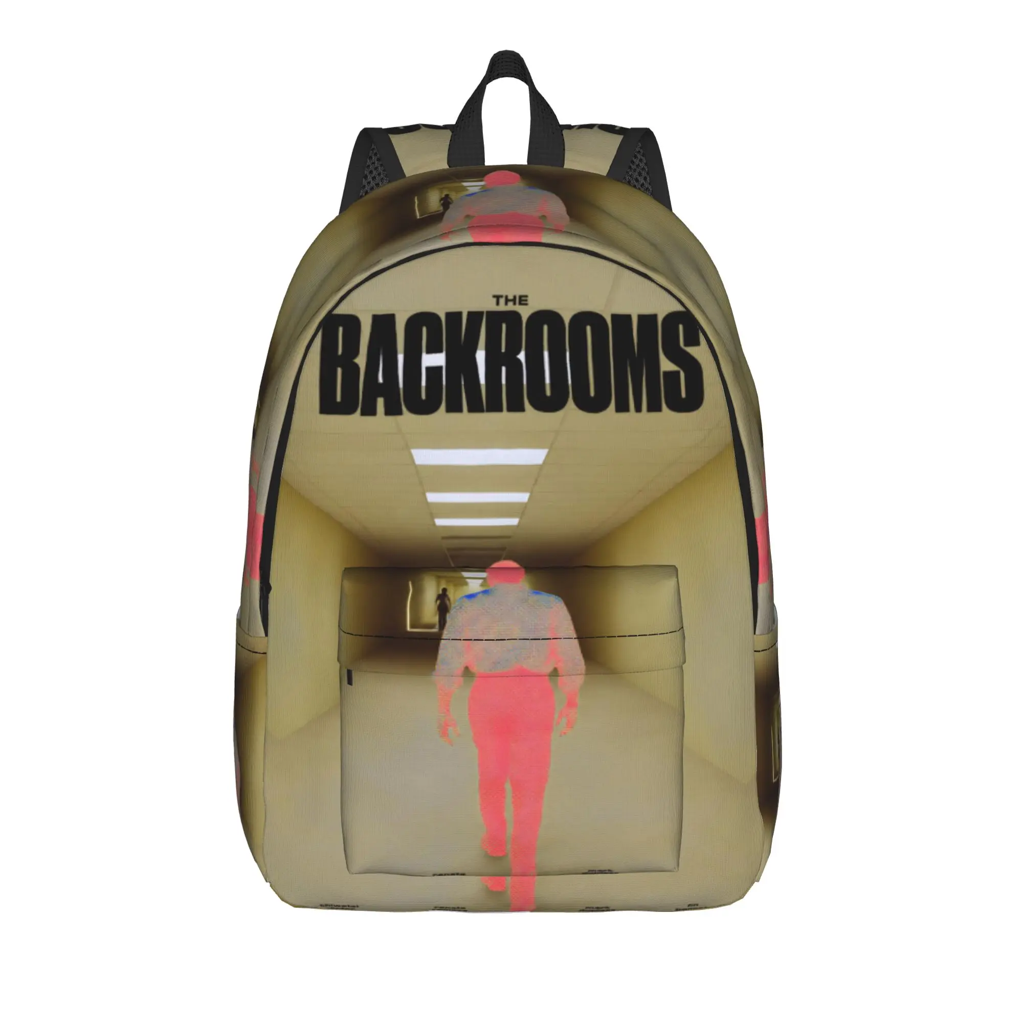 

Backrooms Horror Movie 2026 Backpack for Men Women Teenage High School Work Daypack College Shoulder Bag Durable
