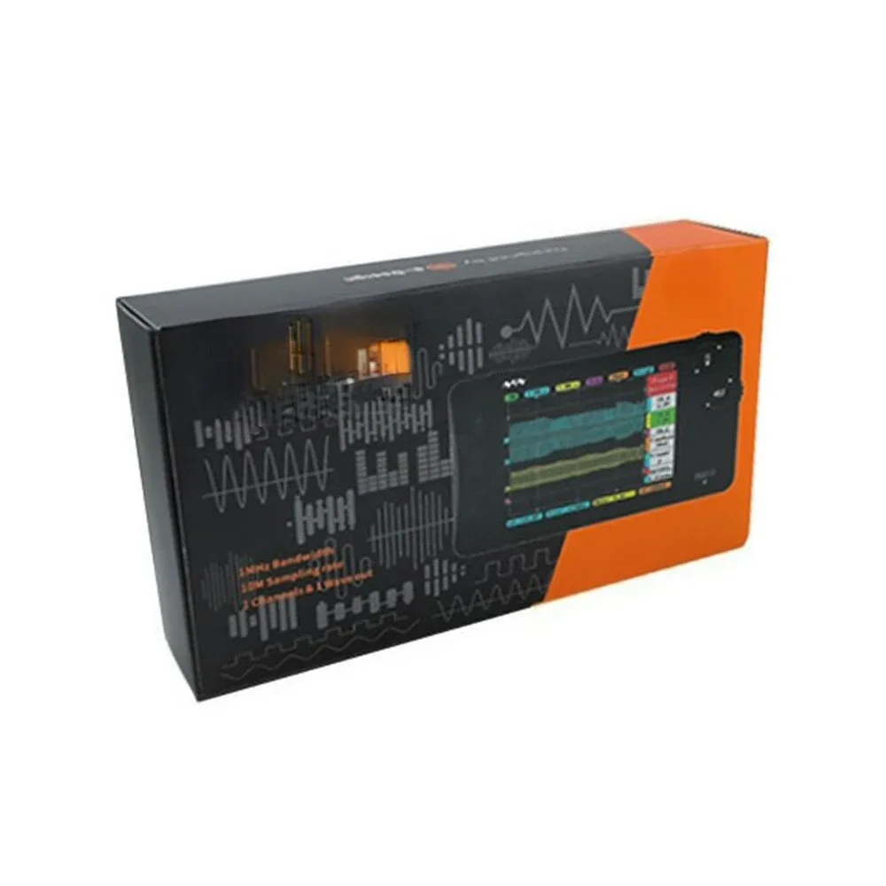 Oscilloscope Portable Digital 2 Channels 1MHz Bandwidth 10MSa/s Sampling Rate Handheld Mini