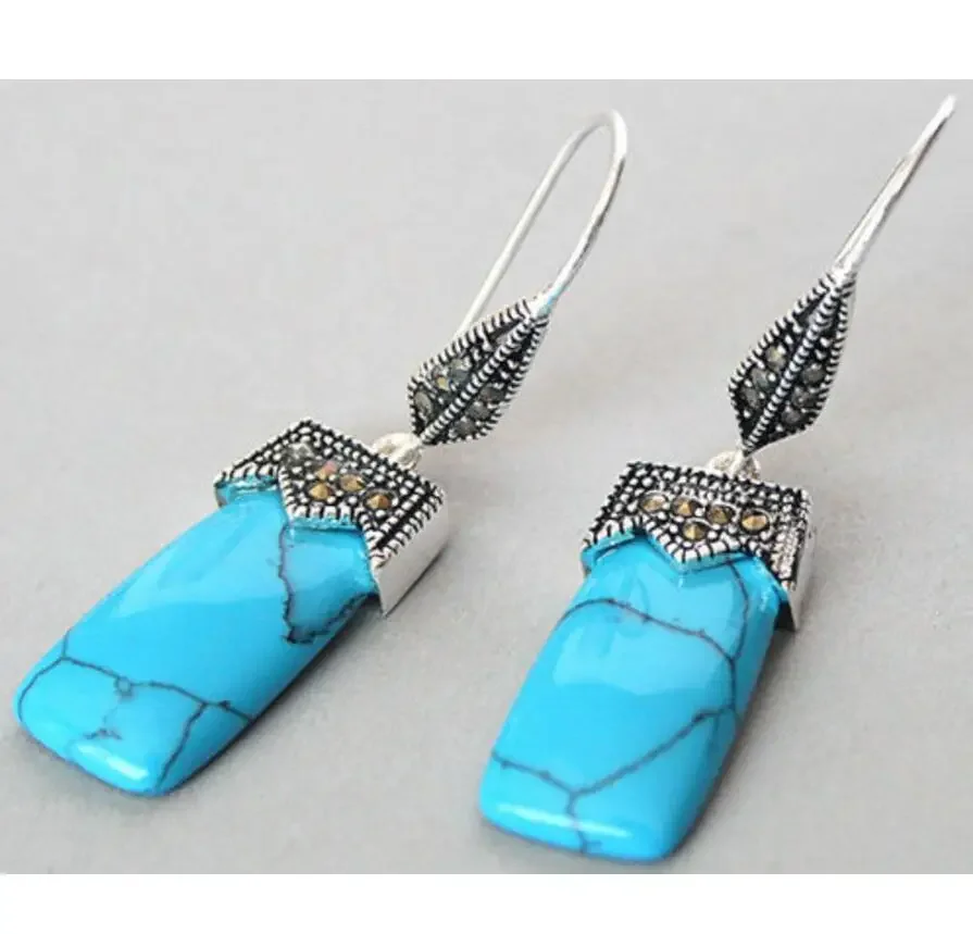 

Ювелирные изделия, модные украшения, серьги из натурального нефрита 925 пробы и макасита, 2 дюйма