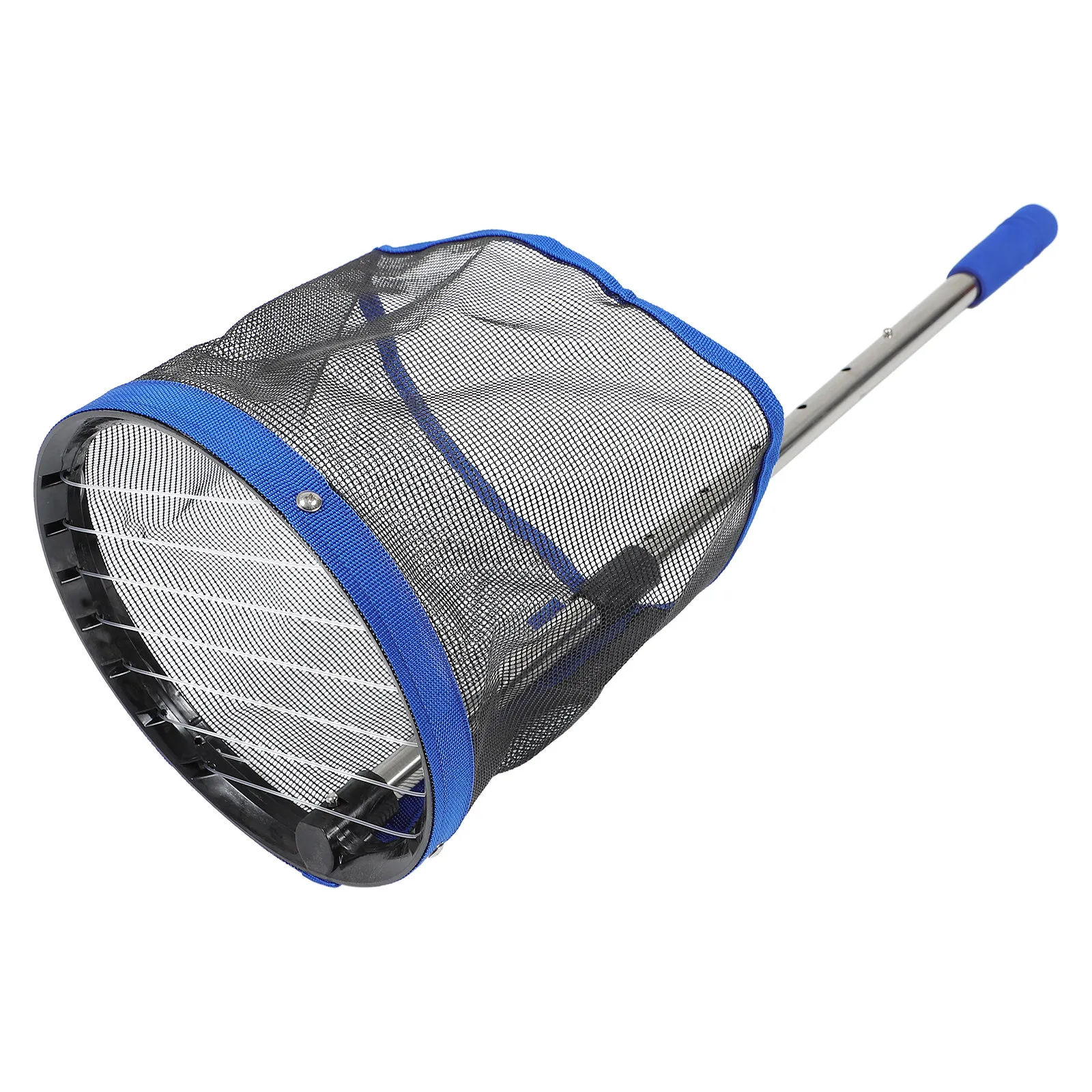 

Table Tennis Ball Retriever Pingpong Ball Grabber with Sturdy Rod and Spacious Net Bag Holds 120 Balls Lightweight Portable
