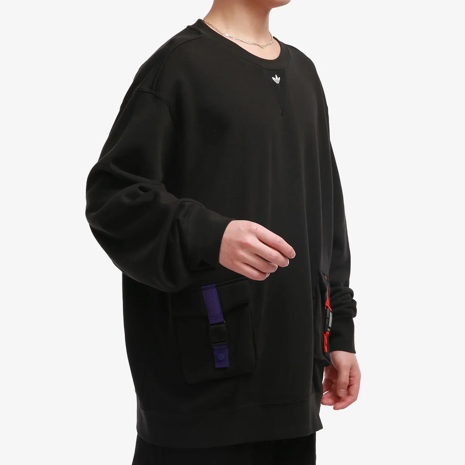 Adidas genuine clover season new men's casual wear-resistant round neck sweatshirt GN5450