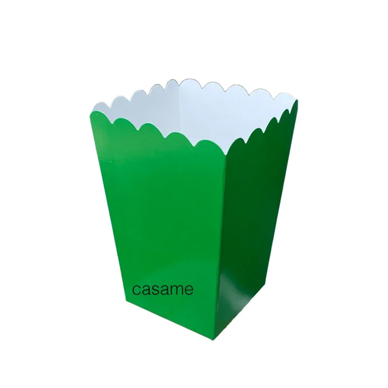 12 قطعة من صناديق الفشار الورقية لحفلات الزفاف وأعياد الميلاد والاحتفالات - ديكور أنيق ومتين