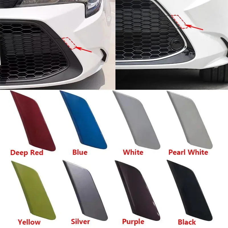 

Car Front Bumper Tow Hook Cap Lower Grille Cover Hauling Eye Lid For Toyota Corolla Levin 2019 2020 2021 2022 2023 52128-02360