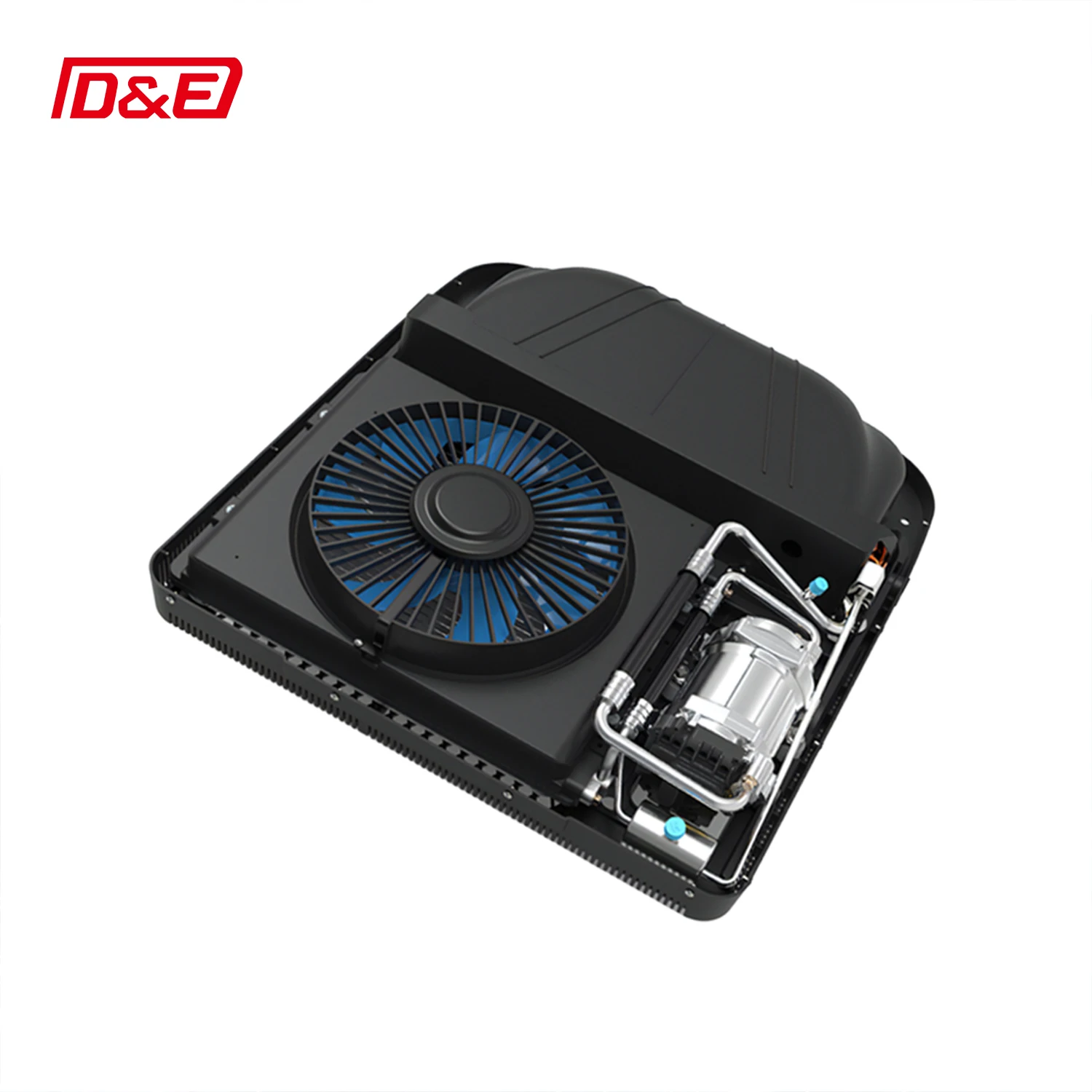 عالية الجودة RV على السطح نوع مكيف الهواء فرشاة أقل المحرك 12 فولت 24 فولت شاحنة مكيف الهواء لشاحنة RV شاحنة التخييم #5